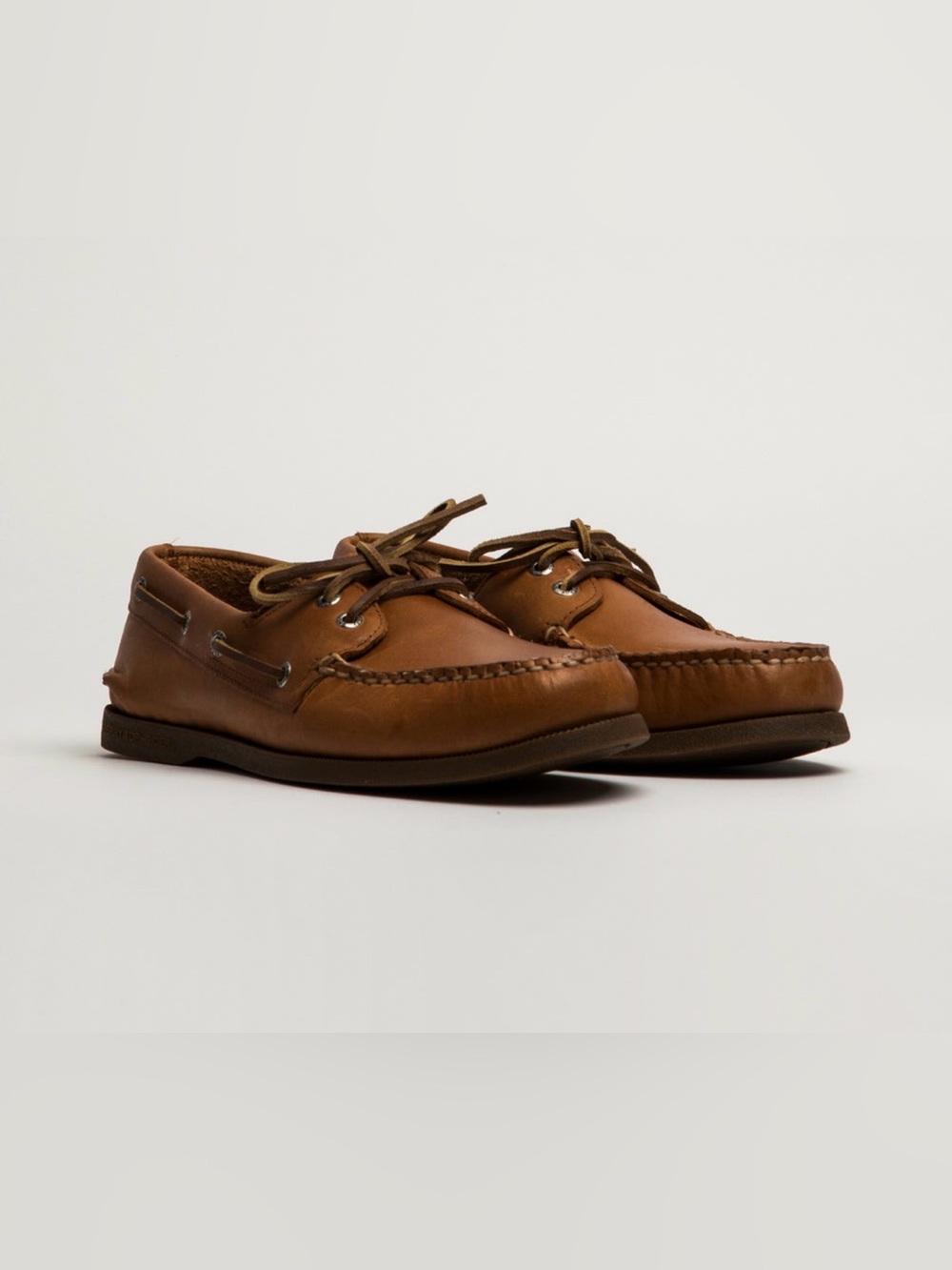 Sperry Boat Shoes Tan Leather US 9.5
